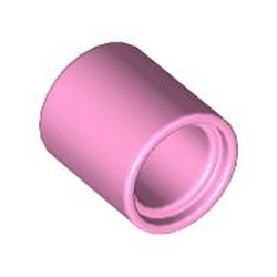 LEGO part 18654 Technic Pin Connector Round 1L [Beam] in Light Purple/ Bright Pink