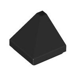 LEGO part 7826 Slope 30° 1 x 1 x 2/3 Double Corner in Black