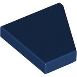 LEGO part 7828 Wedge Tile 2 x 2 Left in Earth Blue/ Dark Blue