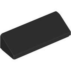 LEGO part 7825 Slope 30° 1 x 3 x 2/3 in Black