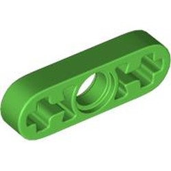 LEGO part 6632 Technic Beam 1 x 3 Thin in Bright Green