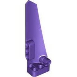LEGO part 64681 Technic Panel Fairing #5 Long Smooth, Side A in Medium Lilac/ Dark Purple