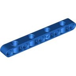 LEGO part 6612 Technic Beam 1 x 9 Thick with Alternating Holes in Bright Blue/ Blue