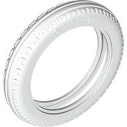 LEGO part 7860 Tyre 75 x 13 in White