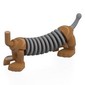 Animal Body Dog with Light Bluish Grey Slinky in Center, Tail Pattern