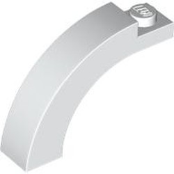 LEGO part 5844 Brick Arch 1 x 4 x 2 1/3 Curved Top in White