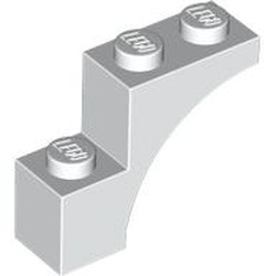 LEGO part 5850 Brick Arch 1 x 3 x 2, Straight End in White