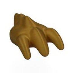 LEGO part 7879 Dragon Claw in Warm Gold/ Pearl Gold