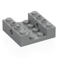 Brick Special 4 x 4 with Axle Holes, 2 x 4 Recessed Center