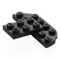 Plate Round Corners 2 x 6 Double with 2 x 3 Extension