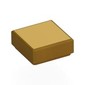 Tile 1 x 1 with Gold Surface print