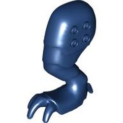 LEGO part 114912c01 Animal, Dragon Leg Left with Black Pin in Earth Blue/ Dark Blue