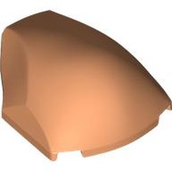 LEGO part 85834 Slope Curved 4 x 5 x 1 2/3 in Nougat