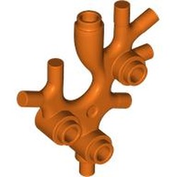 LEGO part 49577 Animal / Plant, Coral / Sea Weed in Reddish Orange