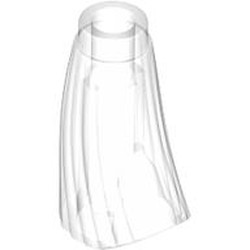 LEGO part 90826 Equipment Broom End in Transparent/ Trans-Clear