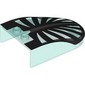 Windscreen 6 x 4 x 1 Curved with Black Curved 'Rib-cage' Print