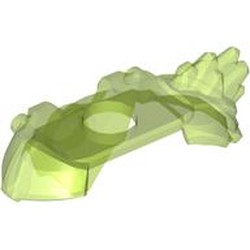 LEGO part 7902 Minifig Neckwear Shoulder Guard, Crystal in Transparent Bright Green/ Trans-Bright Green