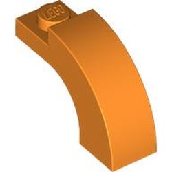 LEGO part 5843 Brick Arch 1 x 3 x 1 2/3 Curved Top in Bright Orange/ Orange