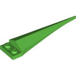 LEGO part 61406pat0008 Plate Special 1 x 2 with Angular Extension and Flexible Bright Green Tip in Bright Green