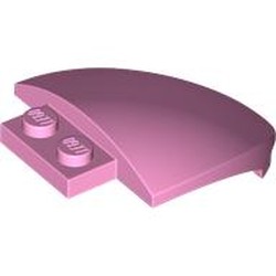 LEGO part 7613 Windscreen, Curved 4 x 5 in Light Purple/ Bright Pink
