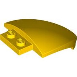 LEGO part 7613 Windscreen, Curved 4 x 5 in Bright Yellow/ Yellow