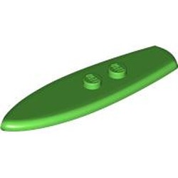LEGO part 90397 Sports Surfboard Standard in Bright Green
