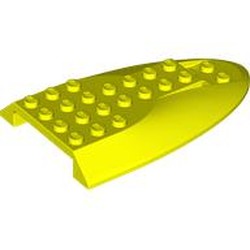 LEGO part 87615 Aircraft Fuselage Curved Aft Section 6 x 10 Top in Vibrant Yellow