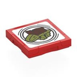 Tile Special 2 x 2 with SMART Tag with Dewback print