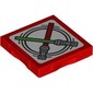 Tile Special 2 x 2 with SMART Tag with Lightsabers print