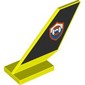 Tail Shuttle with Coastguard Logo on Black Background print