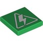 Tile 2 x 2 with White Electricity print