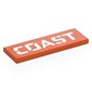 Tile 2 x 6 with White 'COAST' print