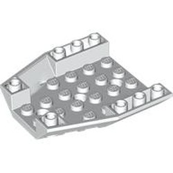 LEGO part 29115 Wedge Sloped Inverted 6 x 6 x 1 Triple in White