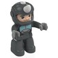 Duplo Figure Rhino, White Horn, Light Nougat Face, Armour Plating print