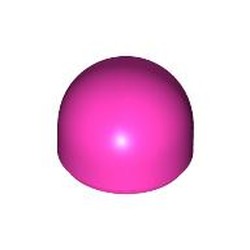 LEGO part 6908 Dome 1 x 1 x 2/3 in Bright Purple/ Dark Pink