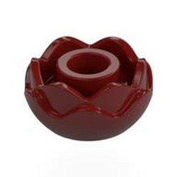LEGO part 5904 Plant, Flower, Peony Rose with 2 Layers in Dark Red