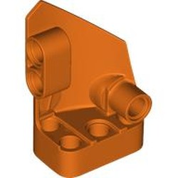 LEGO part 87080 Technic Panel Fairing #1 Small Smooth Short, Side A in Reddish Orange