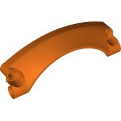 LEGO part 2459 Technic Panel Car Mudguard Arched 9 x 2 x 3, Arched Top #42 in Reddish Orange