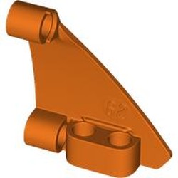 LEGO part 80274 Technic Panel Triangle 5 x 4 Right in Reddish Orange