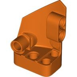 LEGO part 87086 Technic Panel Fairing #2 Small Smooth Short, Side B in Reddish Orange