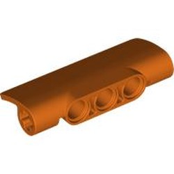 LEGO part 7101 Technic Panel Fairing 2 x 5 x 1 in Reddish Orange