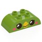 Duplo Brick 2 x 4 Curved Top, Bird Eyes Print