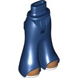 LEGO part 101117c01pr0009 Minidoll Hips and Wide Pants with print in Earth Blue/ Dark Blue