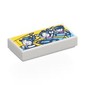 Tile 1 x 2 with Photo of Liann, Autumn, Leo on Rollercoaster print