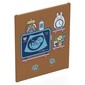 Glass for Frame 1 x 6 x 6 with Shelves, Sonogram, Bunny Clock, Jars, Flowers print