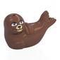 Animal, Seal, Lying on Side with Bright Light Blue Eyes, Tan Nose print