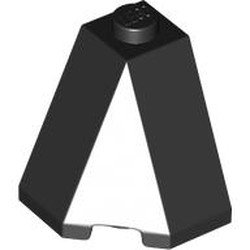 LEGO part 78886 Wedge Sloped 65° 2 x 2 x 2 Corner in Black