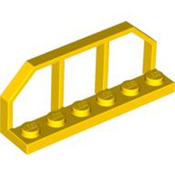 Plate Special 1 x 6 with Train Wagon End Fence
