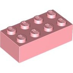 LEGO part 3001 Brick 2 x 4 in Warm Pink