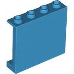 LEGO part 60581 Panel 1 x 4 x 3 [Side Supports / Hollow Studs] in Dark Azure